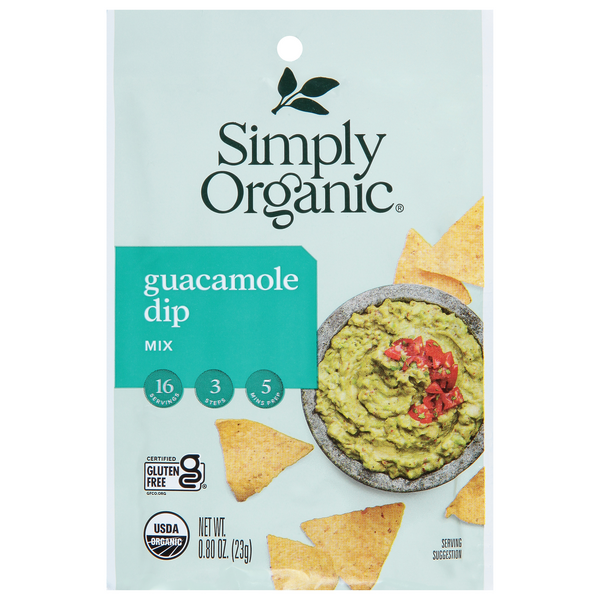 Simply Organic Guacamole Dip Mix