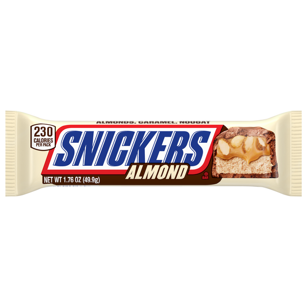 SNICKERS Almonds Caramel & Milk Chocolate Candy Bar