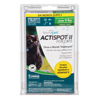TevraPet ActiSpot II For Cats Flea & Tick Large Over 9 lbs