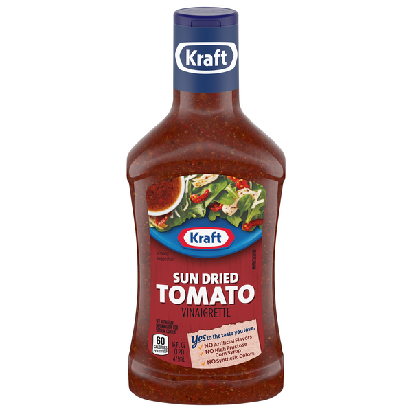 Save on Kraft Sun Dried Tomato Vinaigrette Salad Dressing Order Online