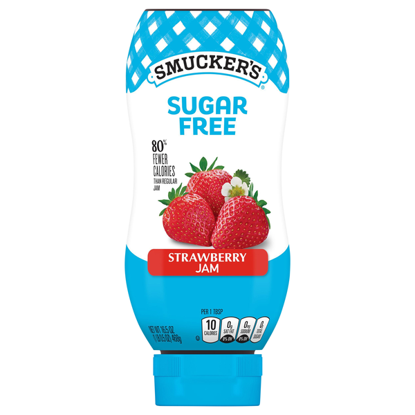 Smucker's Sugar Free Strawberry Jam Squeeze