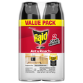 Raid Ant & Roach Killer Insect Fragrance Free Aerosol Spray - 2 ct