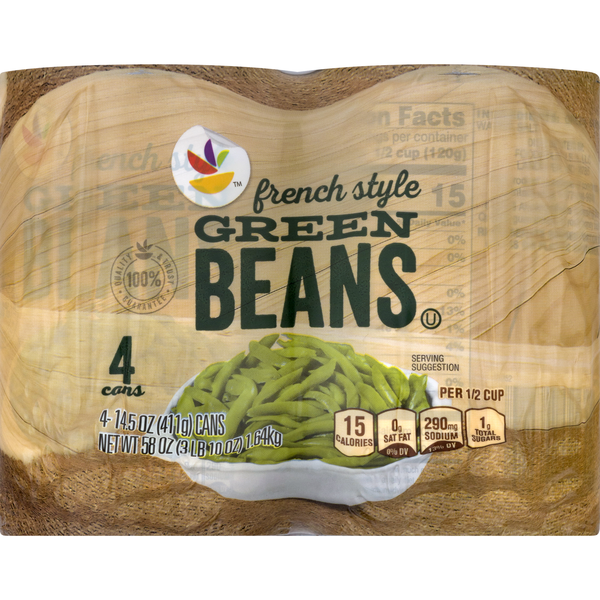 Stop & Shop French Style Green Beans - 4 ct