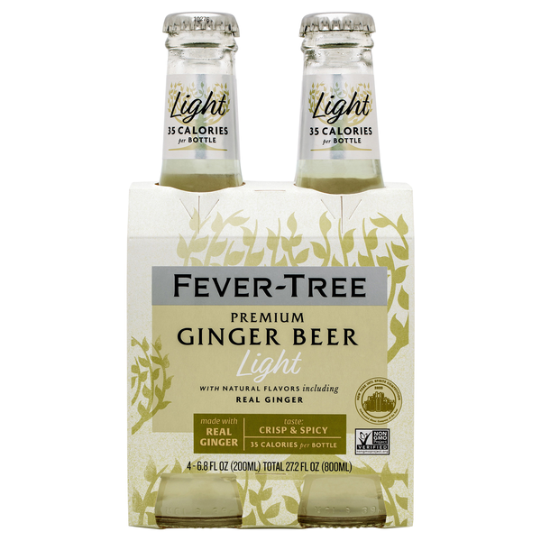 Fever-Tree Refreshingly Light Ginger Beer - 4 pk