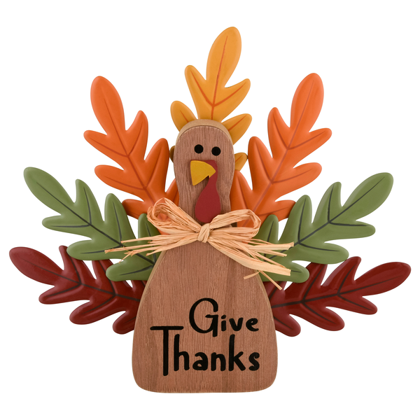 Smart Living Fall Turkey Decor Give Thanks