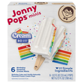 JonnyPops Cream Minis Birthday Surprise Frozen Pops - 6 ct