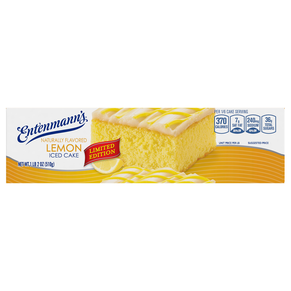 Save on Entenmann's Iced Cake Lemon Limited Edition Order Online