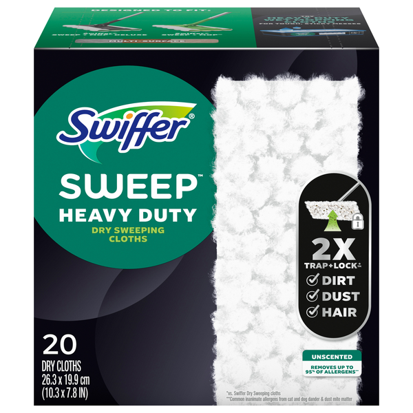 Swiffer Heavy Duty Dry Sweeping Cloths Refill