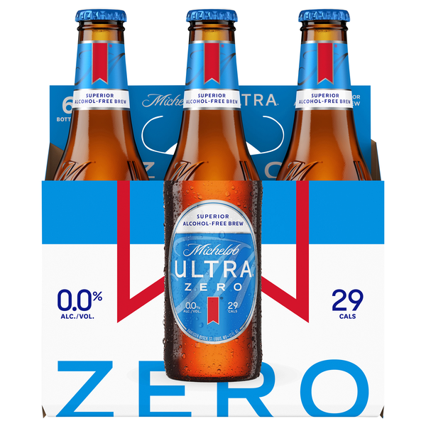 Michelob Ultra Zero Alcohol-Free Beer - 6 pk