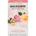 Bigelow Benefits Caffeine Free Stress Free Rose & Mint Herbal Tea Bags
