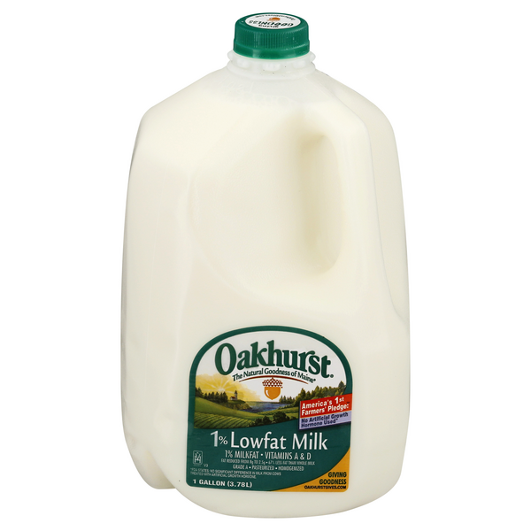 Oakhurst 1% Low Fat Milk