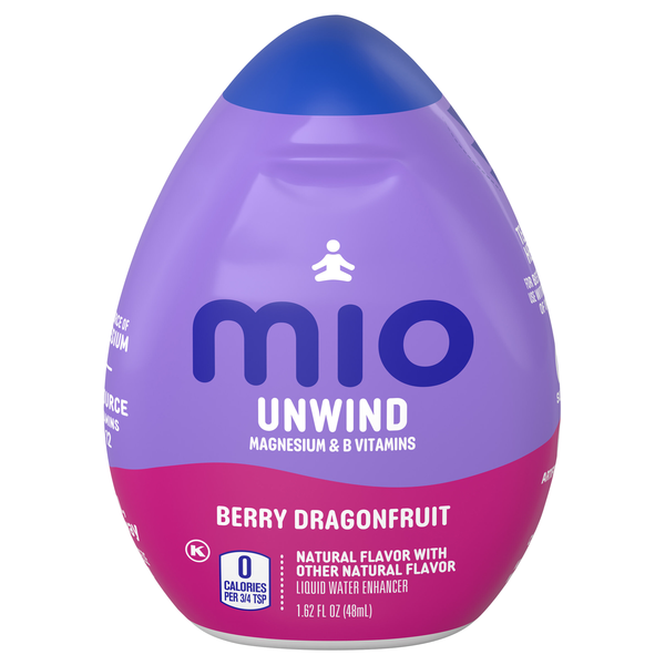 MiO Unwind Berry Dragonfruit Liquid Water Enhancer with Magnesium