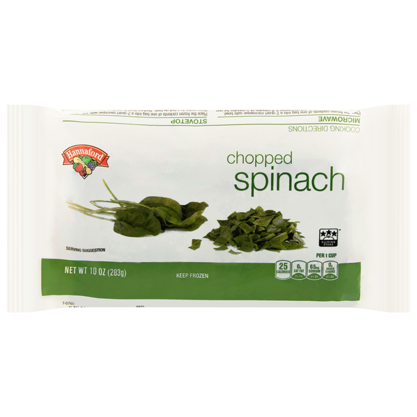 Hannaford Chopped Spinach Frozen