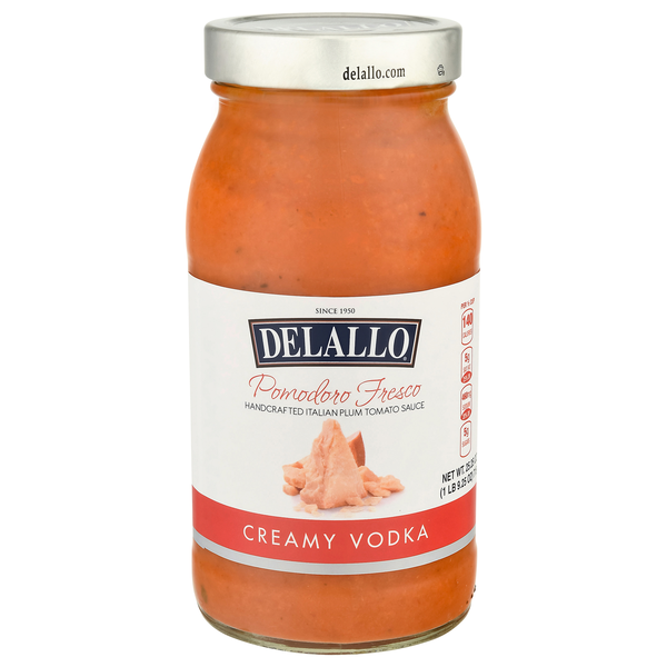 DeLallo Pomodoro Fresco Creamy Vodka Pasta Sauce