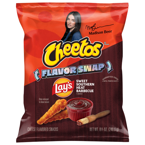 Cheetos Flavor Swap Sweet Southern Heat Barbecue Cheese Snacks