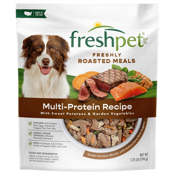 Freshpet Roasted Meals Tender Multi-Protein Recipe Refrigerated Dog Food