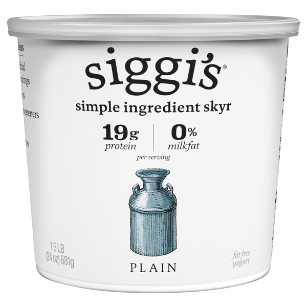 Siggi's Non Fat Plain Skyr Yogurt