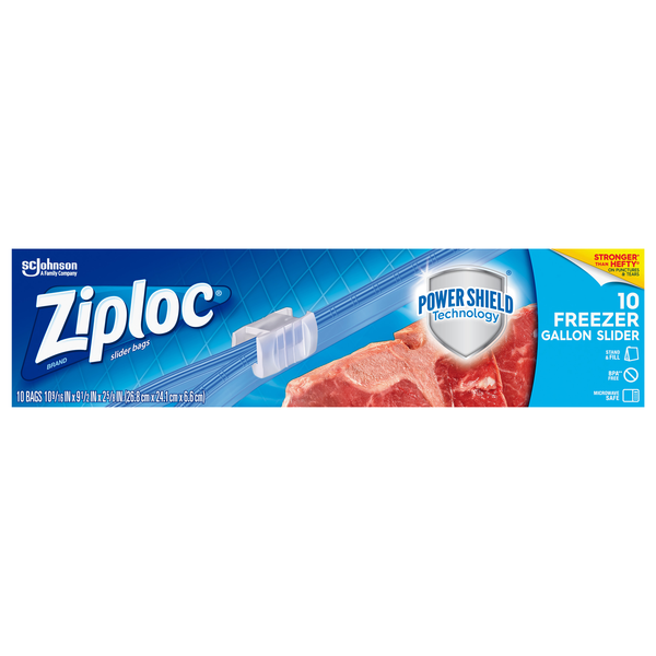 Ziploc Slider Gallon Freezer Bags