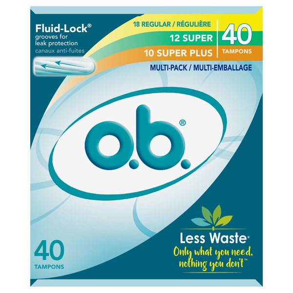 o.b. Multipack Regular-Super-Super Plus Tampons