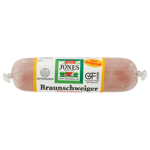 Save on Jones Dairy Farm Braunschweiger Liverwurst Gluten Free Order
