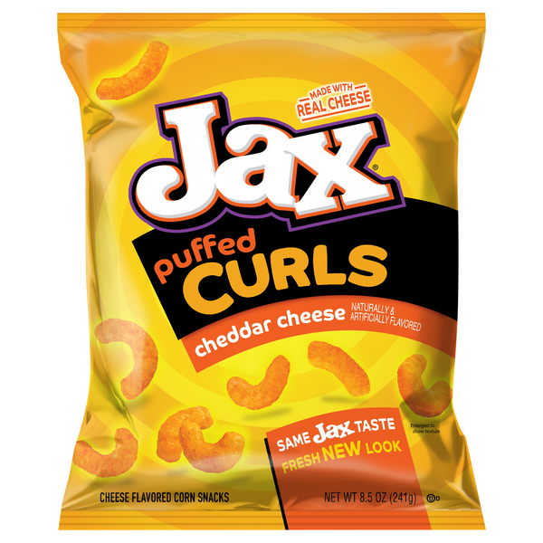 Bachman Jax Curls Puffed Cheddar Cheese