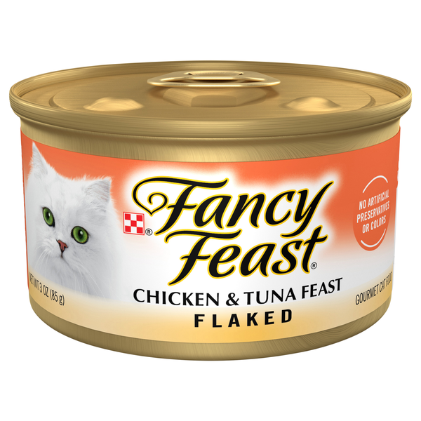Fancy Feast Flaked Chicken & Tuna Feast Wet Cat Food