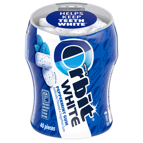Orbit Sugar Free Gum White Peppermint
