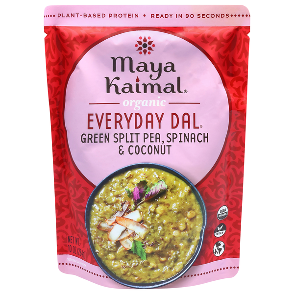 Maya Kaimal Organic Everyday Dal Green Split Pea Spinach & Coconut