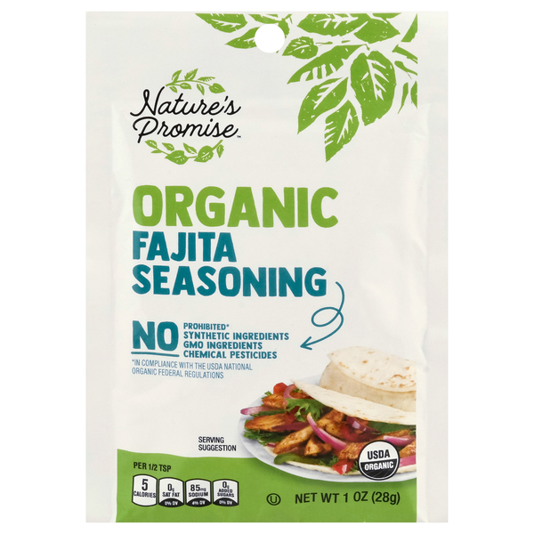 Nature's Promise Organic Fajita Seasoning Mix Packet