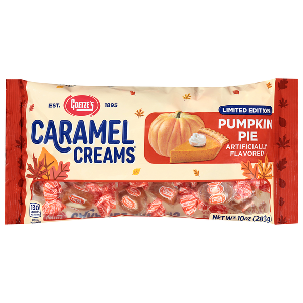 Goetze's Pumpkin Pie Caramel Creams Candy