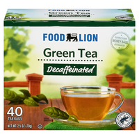 Food Lion Decaffeinated Green Tea Bags