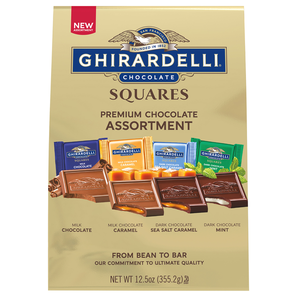 Ghirardelli Premium Chocolate Assortment Candy Squares