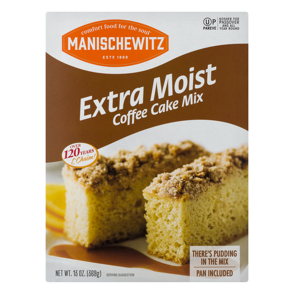 Save on Manischewitz Extra Moist Coffee Cake Mix Pan Included Order
