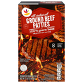 Giant All Natural 100% Pure Ground Beef Patties - 8 ct Frozen