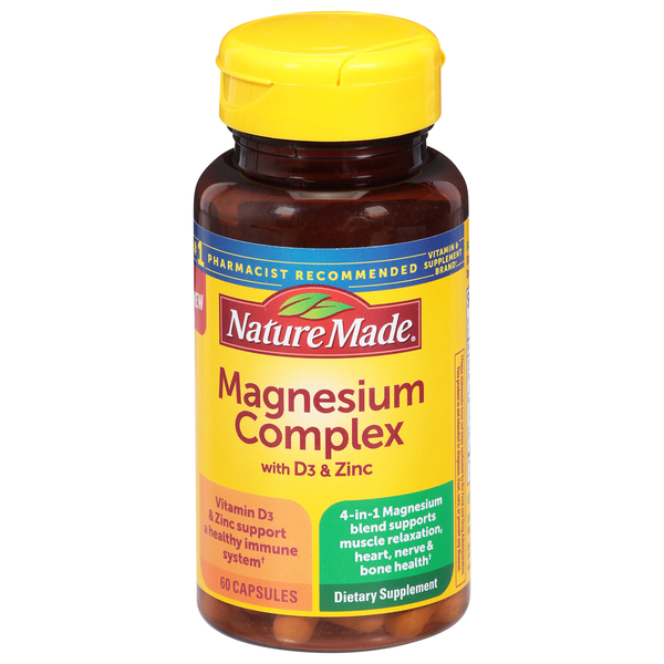 Save on Nature Made Magnesium Complex with D3 & Zinc Capsules Order