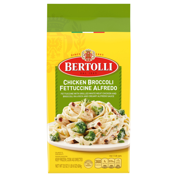 Bertolli Chicken Broccoli Fettuccine Alfredo Frozen Meal