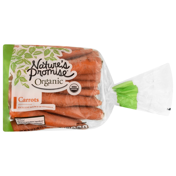 Nature's Promise Organic Whole Carrots Bag
