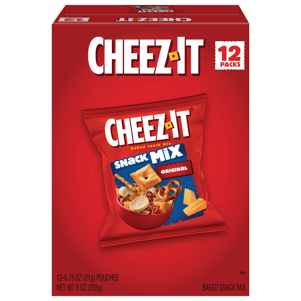 Cheez-It Classic Snack Mix Packs - 12 ct