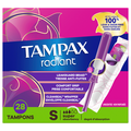Tampax Radiant Unscented Super Tampons
