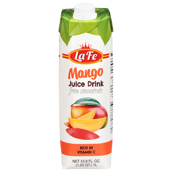 La Fe Mango Juice Drink from Concentrate