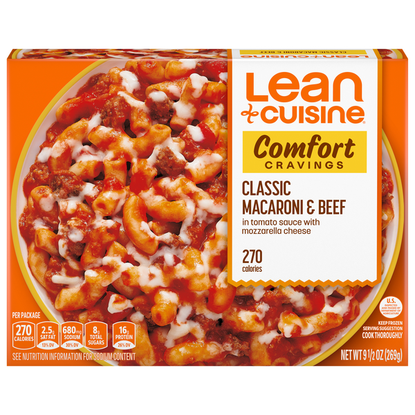 Save on Lean Cuisine Comfort Cravings Classic Macaroni & Beef in Tomato