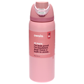 Owala FreeSip Stainless Steel Water Bottle Rose Quartz 32 oz