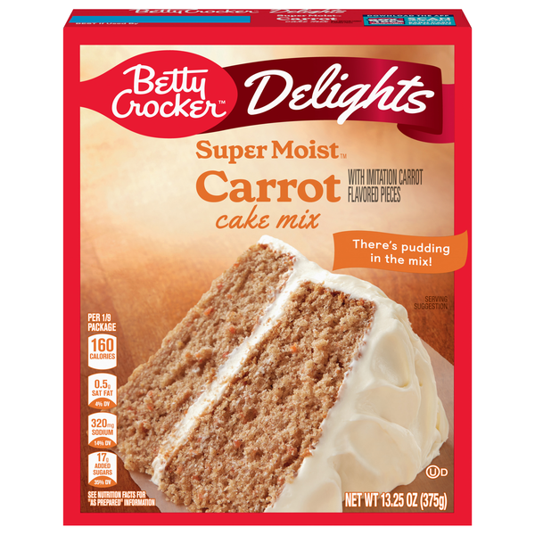 Betty Crocker Delights Super Moist Carrot Cake Mix