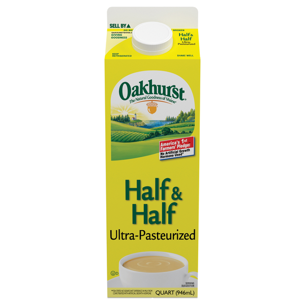 Oakhurst Ultra-Pasteurized Half & Half