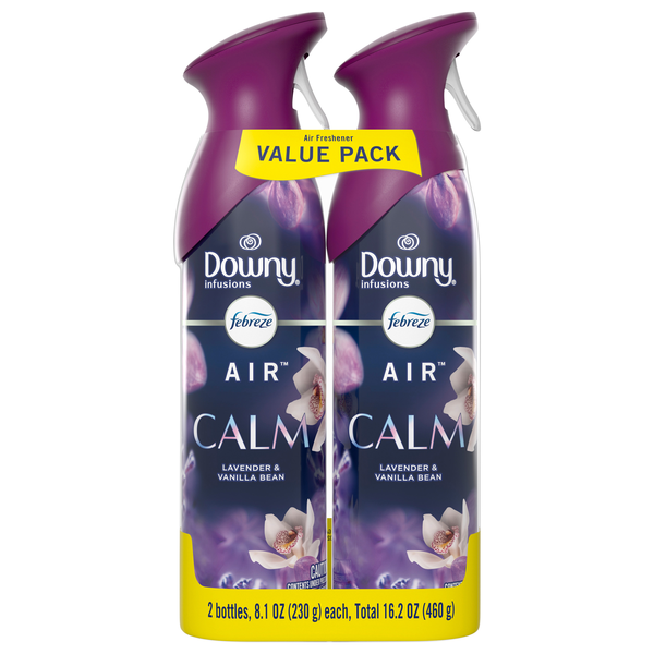 Febreze AIR Downy Calm Lavender & Vanilla Bean Freshener Spray - 2 ct