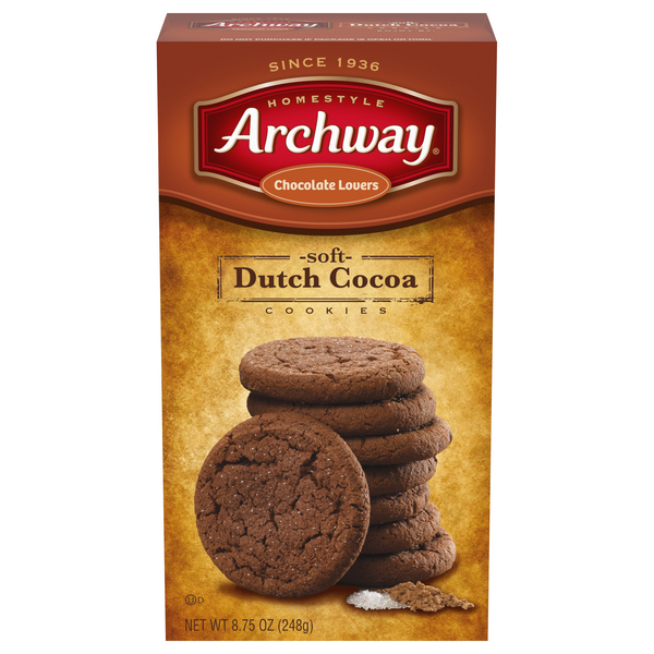 Archway Chocolate Lovers Soft Dutch Cocoa Cookies