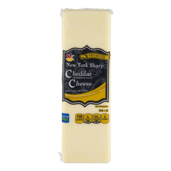 Our Brand Deli Premium Aged New York Sharp Cheddar Cheese (Reg Sliced)