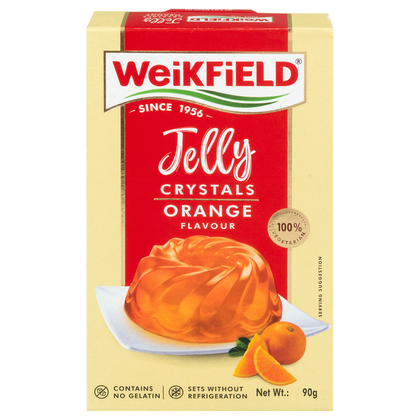 Weikfield Orange Flavor Jelly Crystals