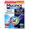 Mucinex Fast Max Day/Night Time Cold & Flu Maximum Strength Liquid Gels