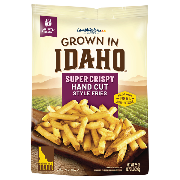 Lamb Weston Grown in Idaho Hand Cut Style Fries Frozen